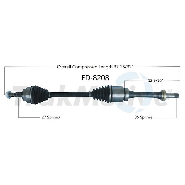 Surtrack Axle Cv Axle Shaft, Fd-8208 FD-8208 - main